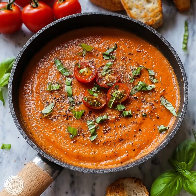 Homemade Roasted Tomato Soup Recipe