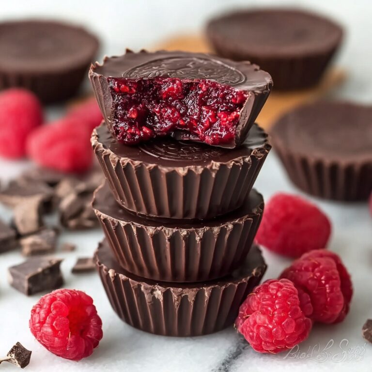 Chocolate Raspberry Cups Recipe