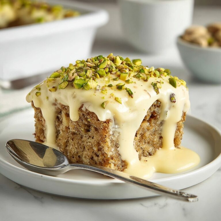 Vegan Pistachio Tres Leches (3 Milk Cake) Recipe