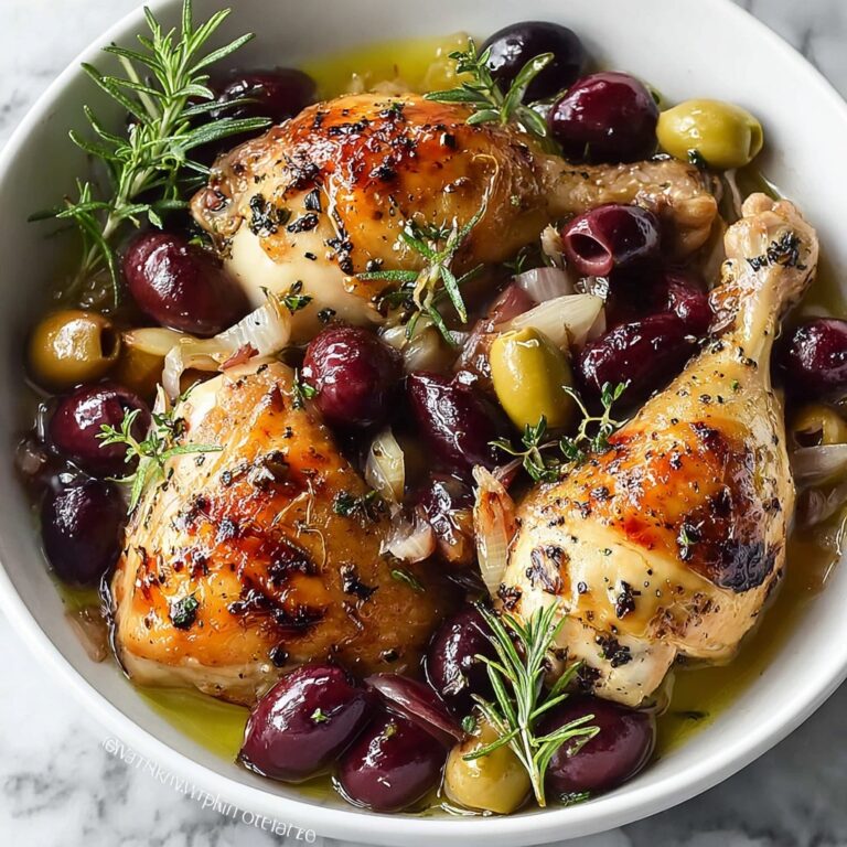 Pan-Roasted Chicken with Grapes & Olives Recipe