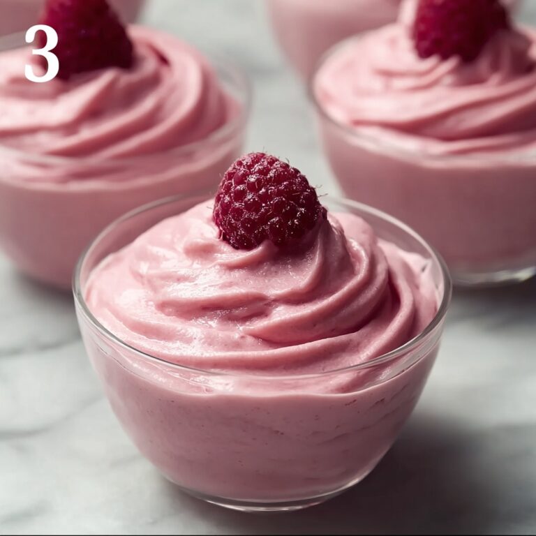 No-Bake Raspberry Mousse Recipe
