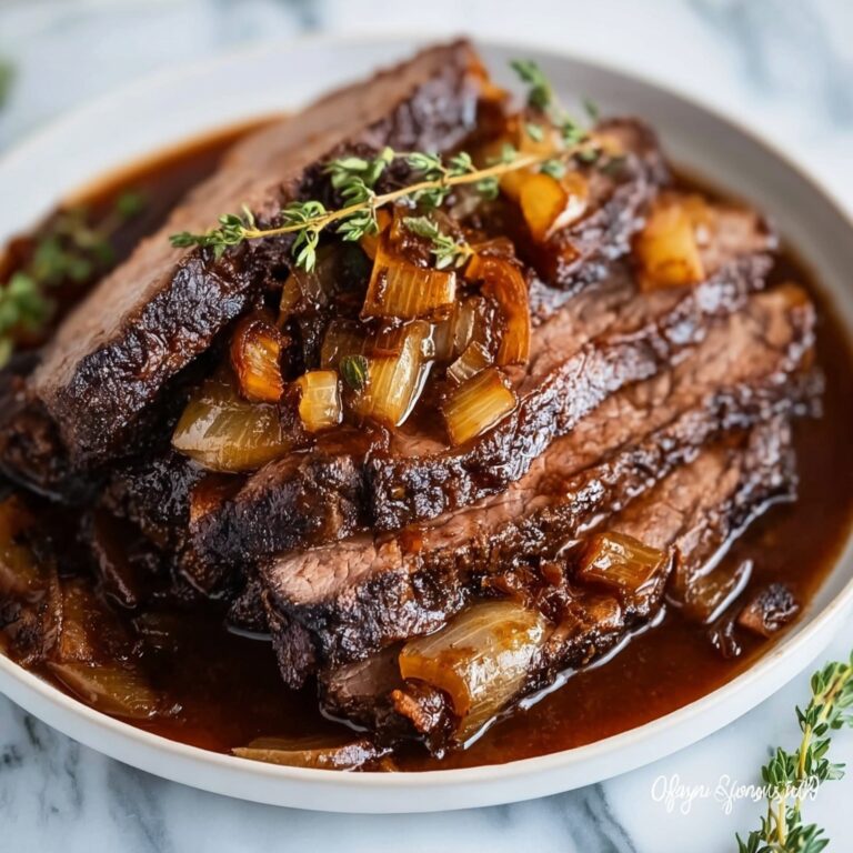 Red Wine and Honey Braised Brisket Recipe
