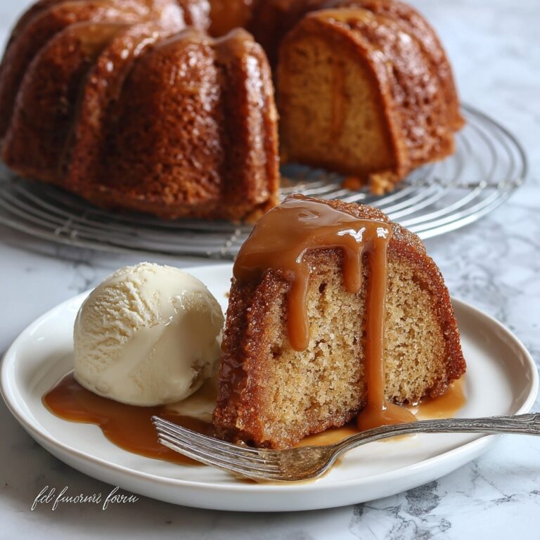 Caramel Apple Pound Cake Recipe