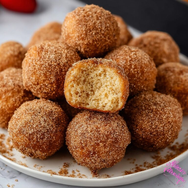 Mini Baked Cinnamon Sugar Donut Bites Recipe
