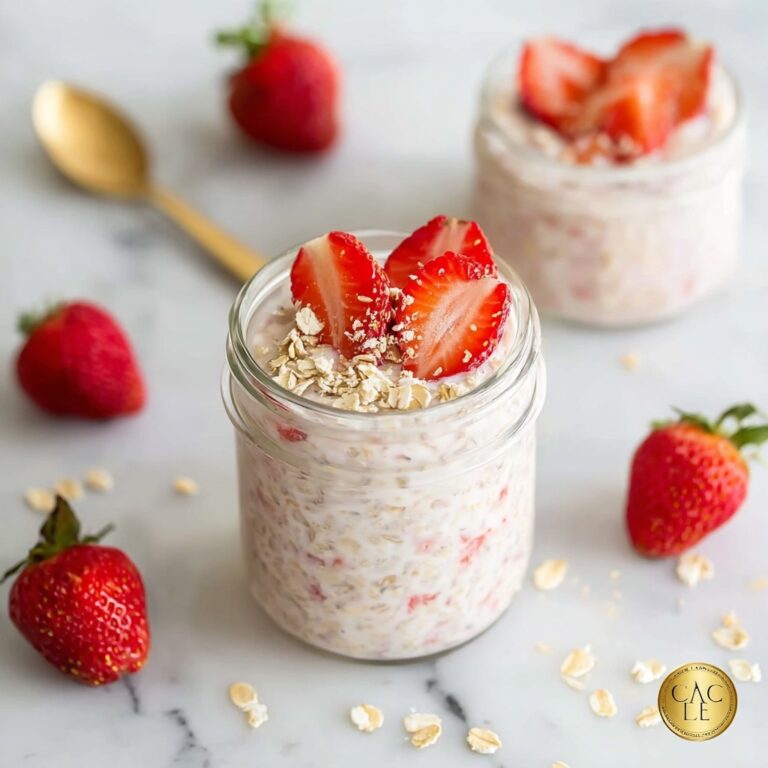 Strawberry Overnight Oats Recipe