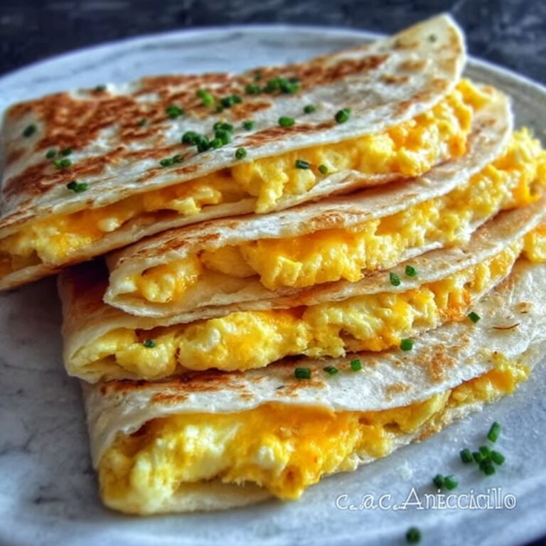 Cheddar Egg Quesadilla Recipe