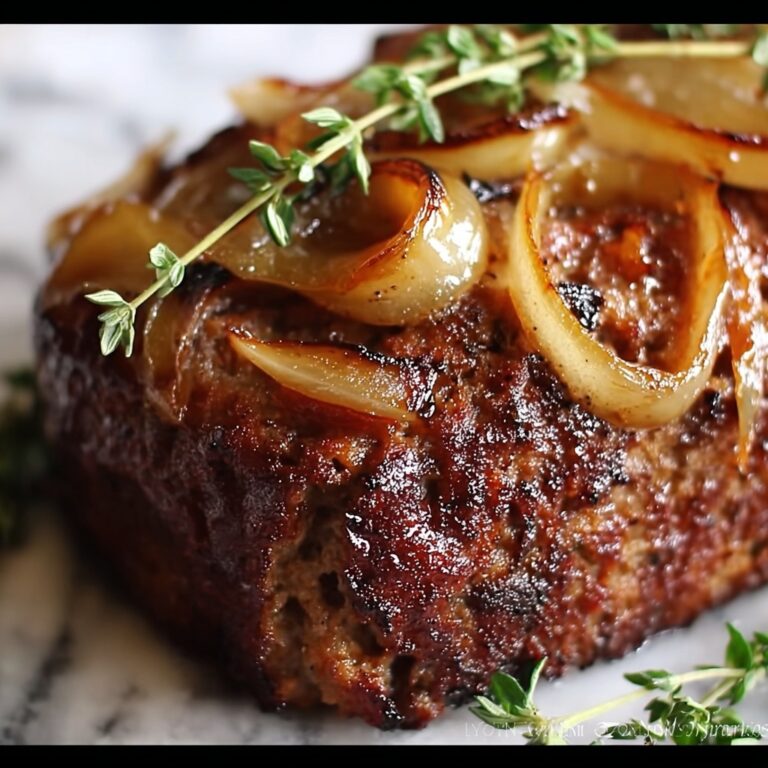 Savory French Onion Meatloaf That Will Comfort Your Soul Recipe