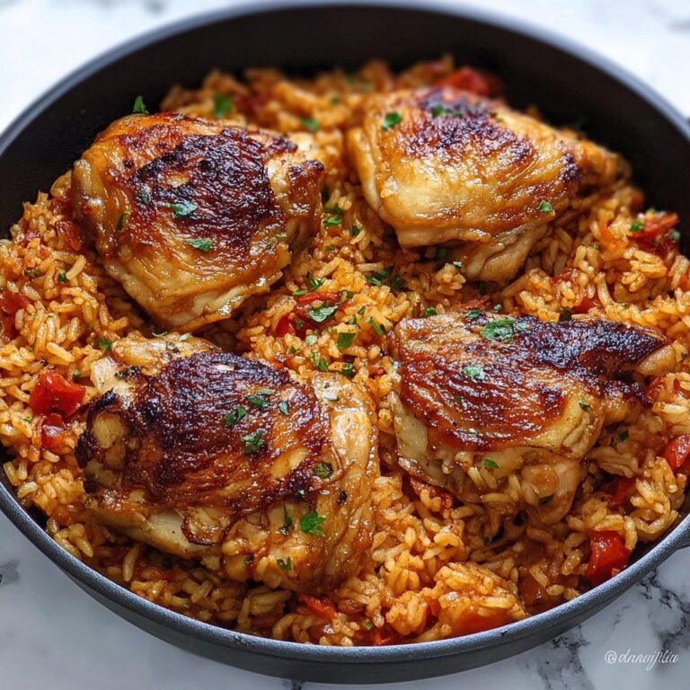 One Pan Tomato Basil Chicken and Rice Recipe