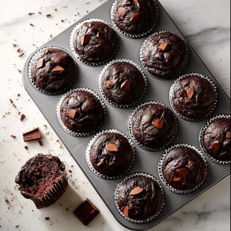 Double Chocolate Chip Muffins Recipe