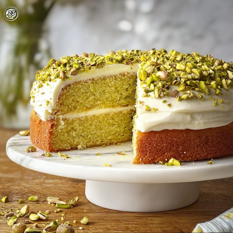 Zesty Pistachio Bliss Cake Recipe