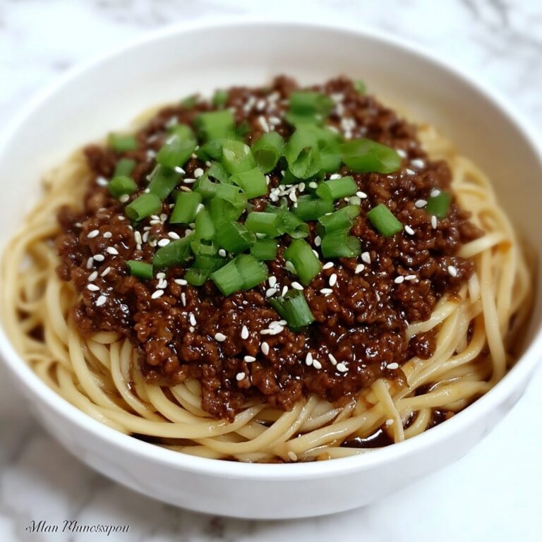 Mongolian Ground Beef Noodles Recipe