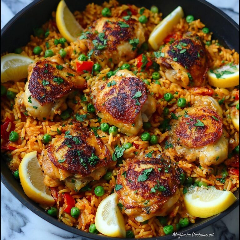 One Pan Spanish Chicken and Rice Recipe