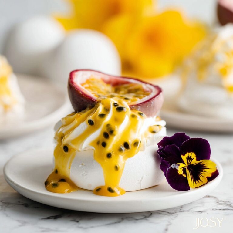 Vegan Meringue Nests with Passion Fruit Curd and Coconut Passion Fruit Cream Recipe