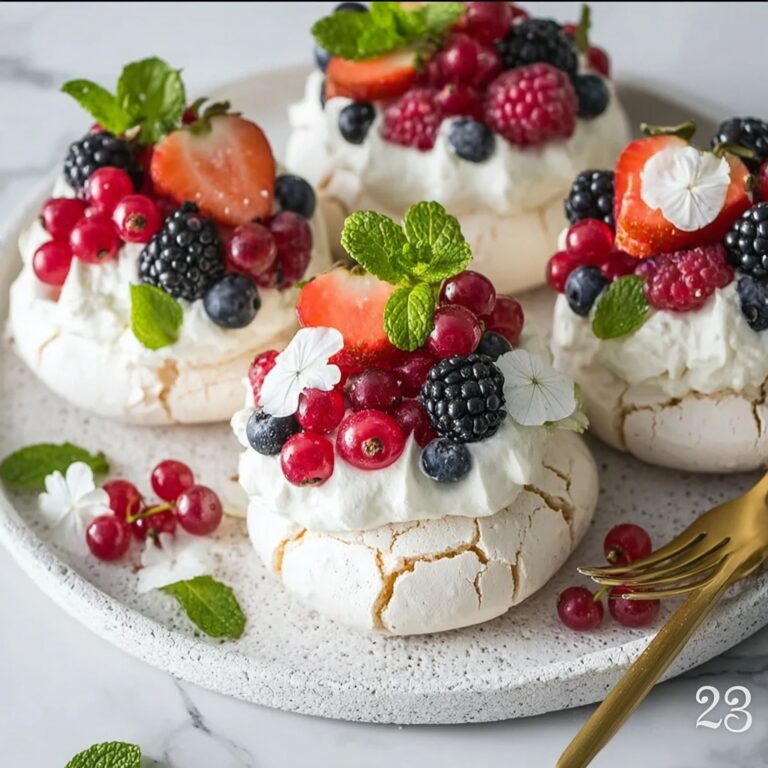 Vegan Magic Mini Pavlovas That Are Light and Irresistible Recipe